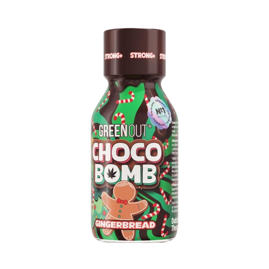 Hemp Shot Green Out Choco Bomb Gingerbread 100 ml Hybrid Mix