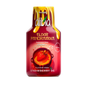 Hemp Shot – Elixir Panoramixa Strong Plus Strawberry OG 100ml 650mg profil Hybrid