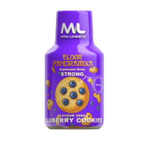 Hemp Shot – Elixir Panoramixa Blueberry Cookies 100ml 500mg profil Hybrid