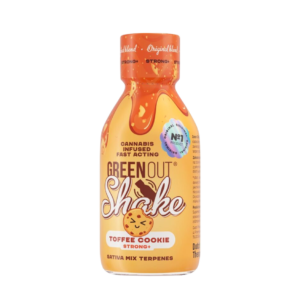 Hemp Shot Green Out Shake Toffee Cookie o smaku toffi i ciasteczka