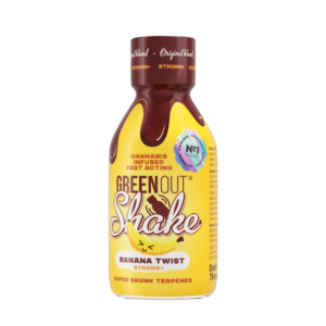 Hemp Shot Green Out Shake Banana Twist o smaku banana