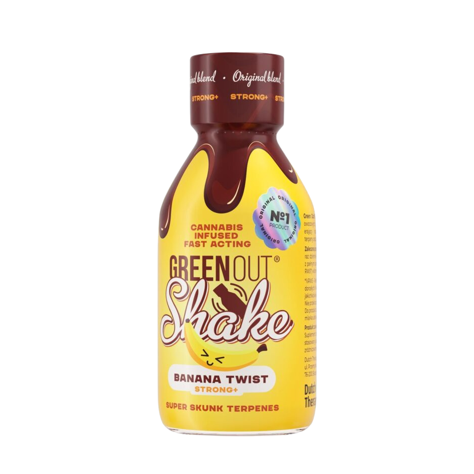 Hemp Shot Green Out Shake Banana Twist o smaku banana