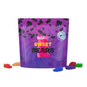 Żelki konopne Green Out Sweet Bears o słodkim owocowym smaku