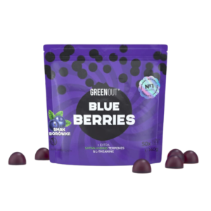 Żelki konopne Green Out Blueberries o smaku borówek