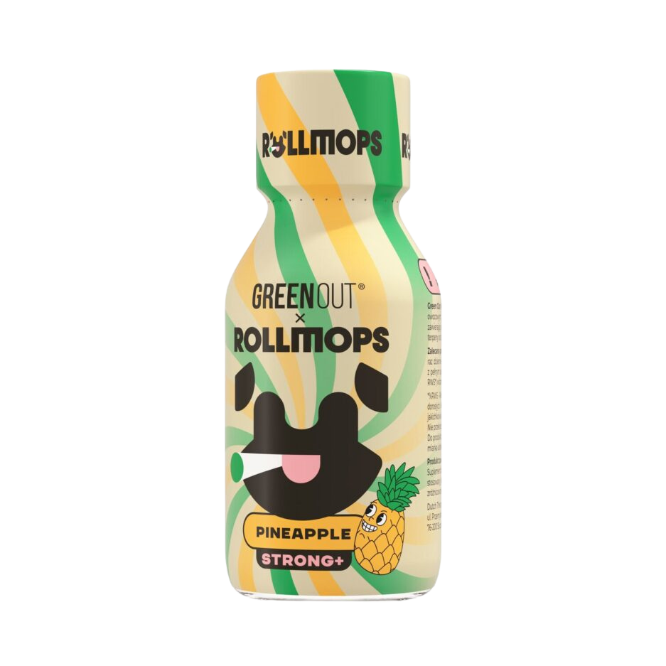 Hemp Shot Green Out x Mops Pineapple o smaku ananasa