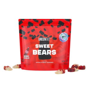 Żelki konopne Green Out Sweet Bears Cola o smaku coli