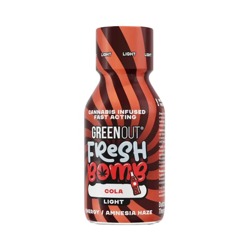 Hemp Shot Green Out Fresh Bomb Cola Light o smaku coli