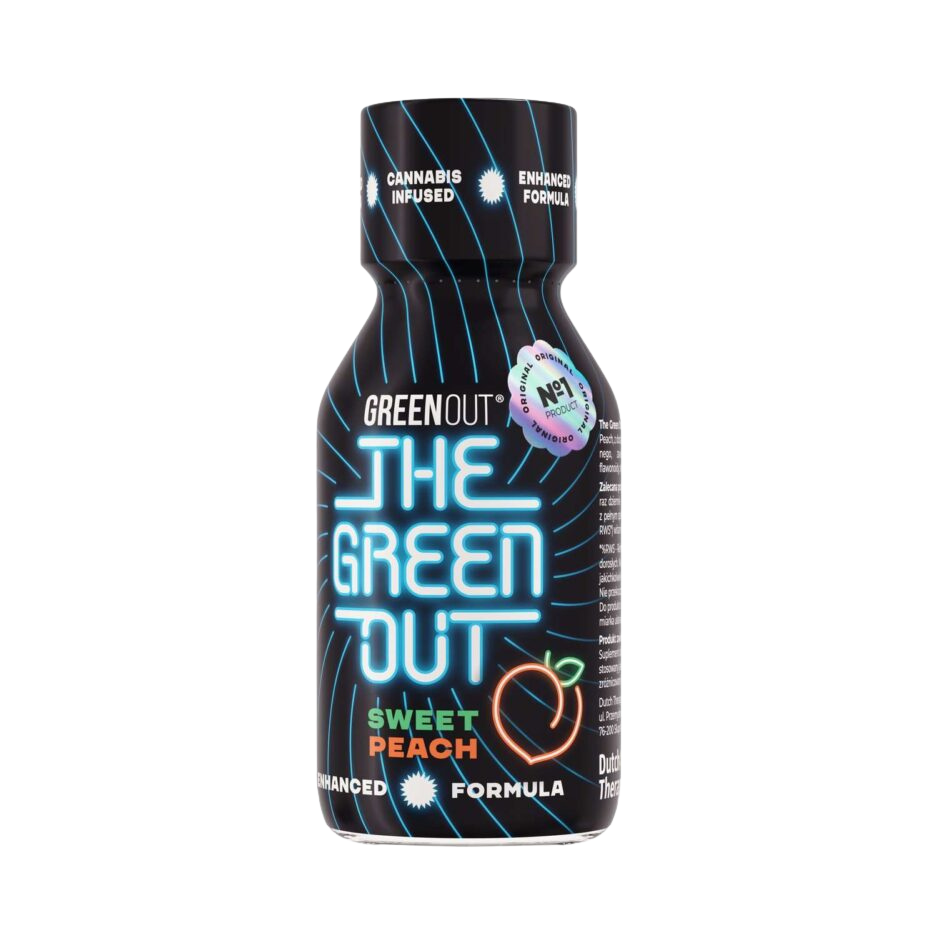Hemp Shot Green Out Sweet Peach o smaku brzoskwini