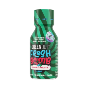 Hemp Shot Green Out Fresh Bomb Forest Fruits Light o smaku owoców leśnych