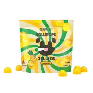 Żelki konopne Green Out x Mops Pineapple o smaku ananasa