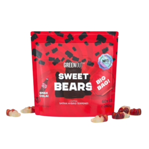 Żelki konopne Green Out Sweet Bears Cola Big Bag o smaku coli