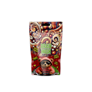 Żelki konopne CBD Brain Wash Cola 100g z kofeiną
