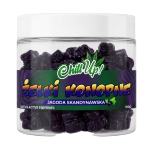 Żelki konopne Chill Up! Jagoda Skandynawska 100g