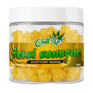 Żelki konopne Chill Up! Egzotyczny Ananas 100g