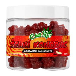 Żelki konopne Chill Up! Czerwone Jabłuszko 100g