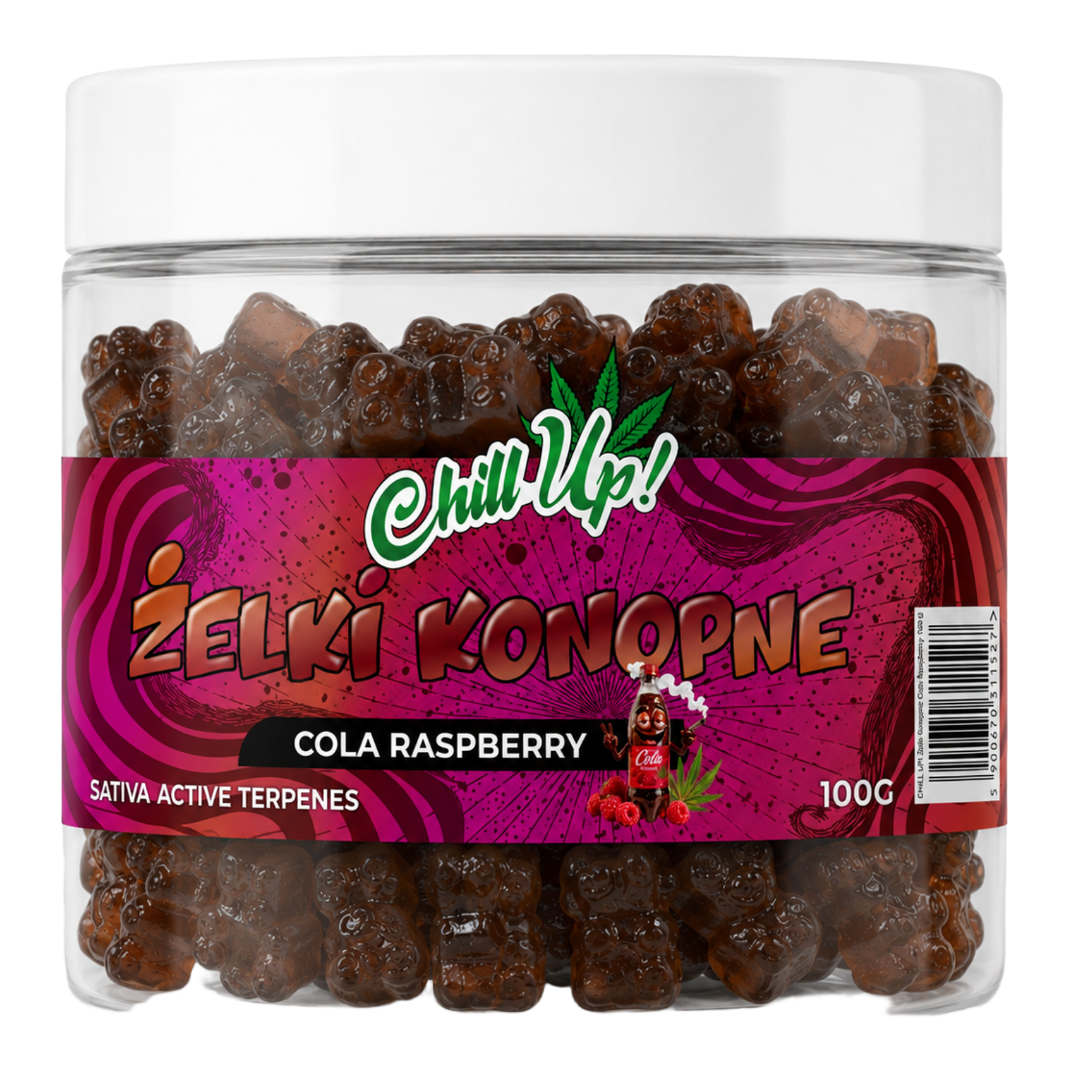 Żelki konopne Chill Up! Cola Raspberry 100g