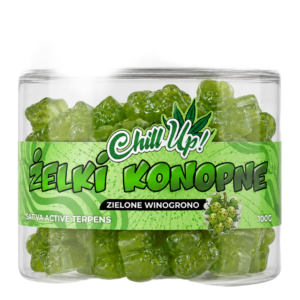 Żelki konopne Chill Up! Zielone Winogrono 100g