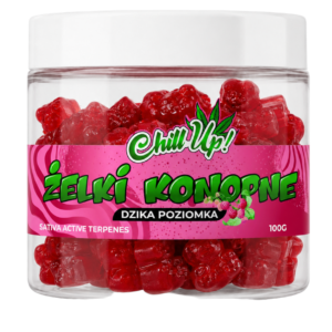Żelki konopne Chill Up! Dzika Poziomka 100g