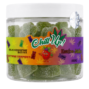 Żelki konopne Chill Up! Kwaśne Jabłko 100g